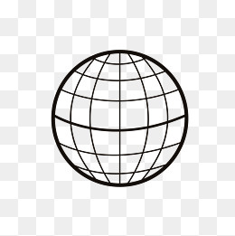 矢量线条地球素材图