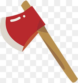 卡通斧子矢量图下载