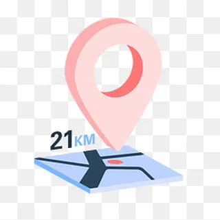 彩色地图定位元素,免抠元素