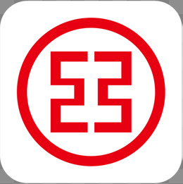 手机中国工商银行应用图标,免抠元素(599*599px)psd模版下载