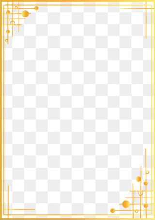 金色新中式对称边框免抠元素下载
