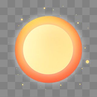 金黄色圆盘时尚光效,免抠元素