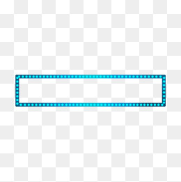 蓝色渐变LED风标题框