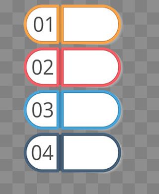 立体目录边框,免抠元素