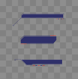 科技风标题蓝色红色未来风,免抠元素