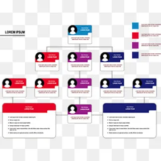 组织架构图,免抠元素