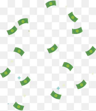 卡通钞票矢量图下载,免抠元素