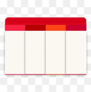 红色矢量数据统计表格,免抠元素