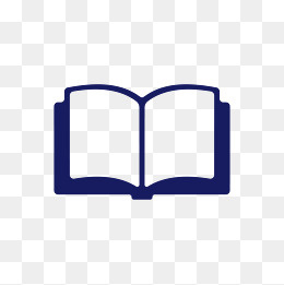 手绘红色展开的书籍,免抠元素