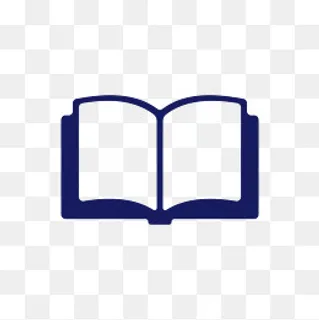 手绘红色展开的书籍,免抠元素