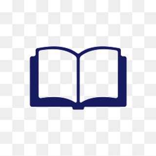 手绘红色展开的书籍,免抠元素