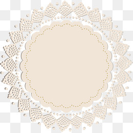 矢量手绘蕾丝标签,免抠元素