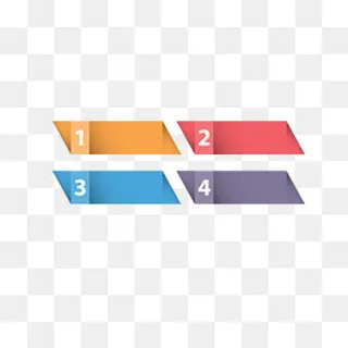 矢量创意数字标签,免抠元素