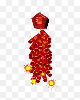 矢量手绘鞭炮爆竹,免抠元素(4167*5208px)ai矢量模版下载