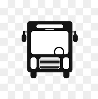 公共汽车图标素材,免抠元素