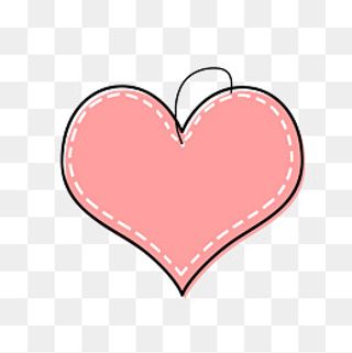 标签装饰图案爱心形,免抠元素