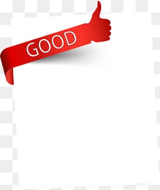 红色标签棒的手势,免抠元素