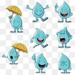 雨滴表情包(600*598px)