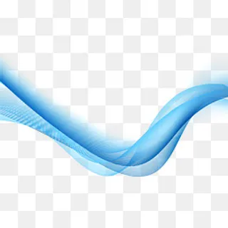 蓝色波浪线,免抠元素