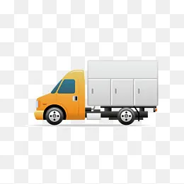 小型集装箱运输车,免抠元素(2126*2126px)eps,ai矢量模版下载