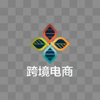 四叶草跨境电商图标,免抠元素