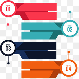 矢量数字编号步骤PNG图片,免抠元素