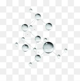 透明分子式模型,免抠元素