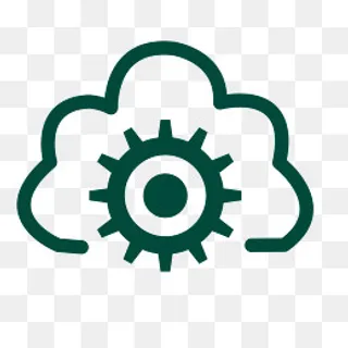 矢量云端服务图标