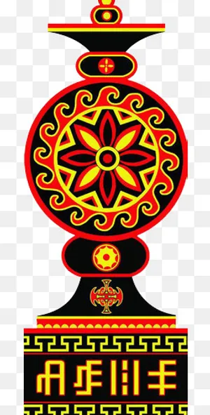 黑红黄色,免抠元素