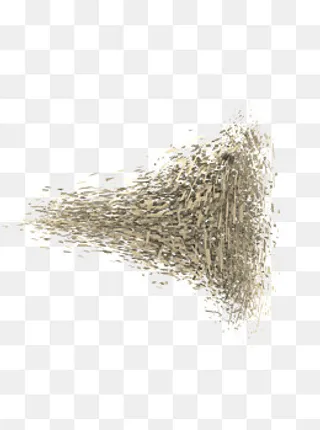 C4D木屑飞舞效果C4D源文件压缩包,免抠元素