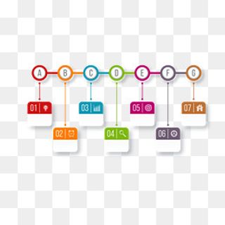 矢量卡通PPT分支图png