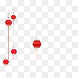 中国灯笼1,免抠元素(1892*1535px)psd模版下载