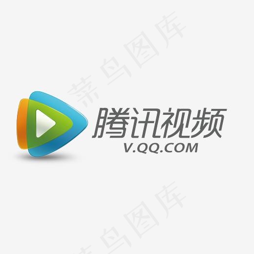 腾讯视频logo,免抠元素艺术字(6434*2410px)ai矢量模版下载