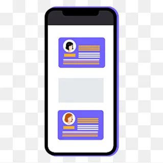 一个创意智能手机免抠图