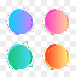 孟菲斯促销标签创意设计,免抠元素