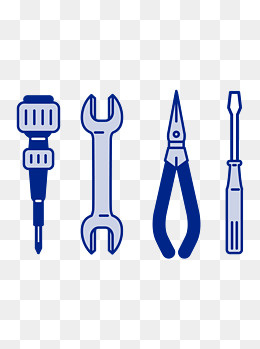 汽车行业人物建筑维修相关系列插,免抠元素