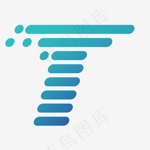 T型LOGO字母设计(2285*2016px)eps,ai矢量模版下载