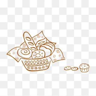 各式面包简笔画