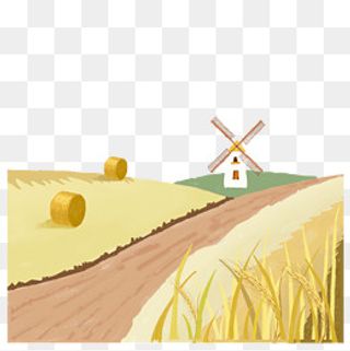 24节气芒种手绘,免抠元素