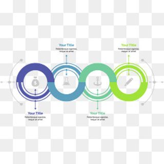 矢量手绘环形标签,免抠元素