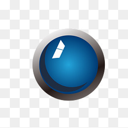 蓝色玻璃材质,免抠元素