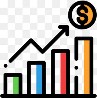 经济增长设计图标,免抠元素