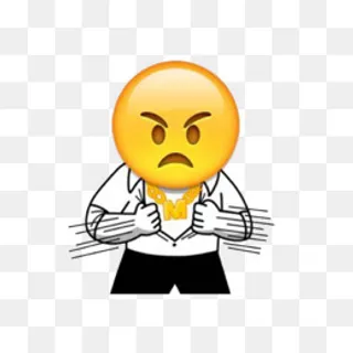 卡通表情包心情不好生气