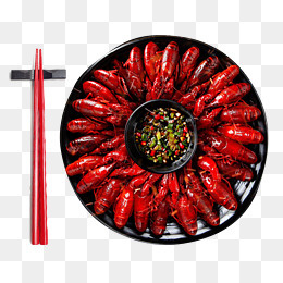 秋季美食招牌小龙虾
