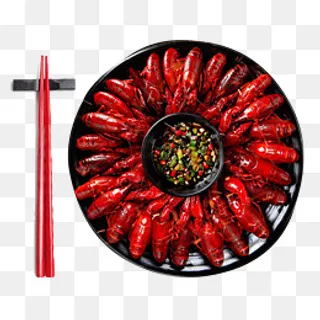 秋季美食招牌小龙虾