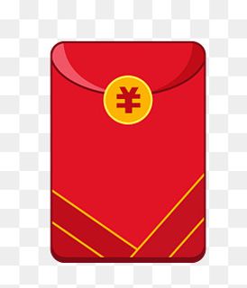 2019己亥新年卡通红包,免抠元素