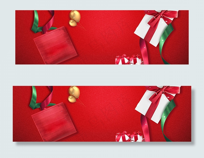 淘宝天猫新年年货节美妆海报背景背景图片素材