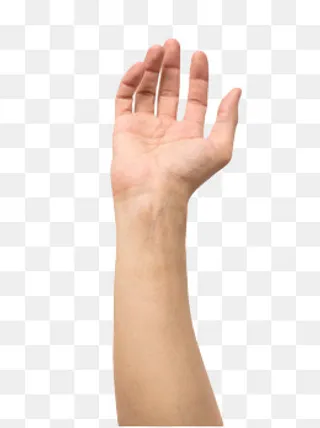 求救手臂示意图素材