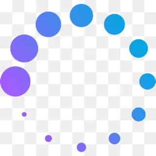 时尚渐变几何刷新图标装饰,免抠元素