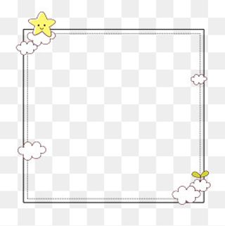 卡通手绘可爱边框,免抠元素